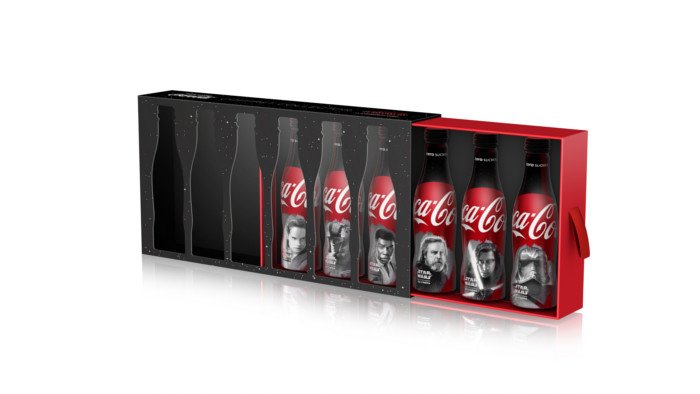 Des bouteilles Coca-Cola collector Star Wars, parce que Leïa, elle en a marre de boire des panachés aldéraaniens