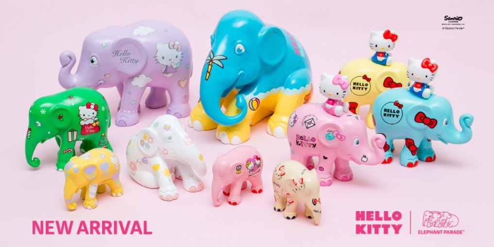 Hello Kitty des jouets pour soutenir la cause des éléphants
