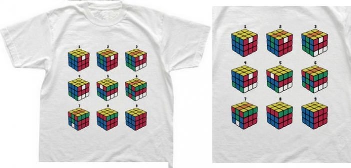 Rubik's Cube, un t-shirt et enfin la solution aux vues de tous !