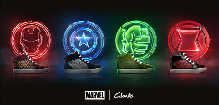 Avengers Infinity War : Clarks lance sa gamme de chaussures aux couleurs des super-héros