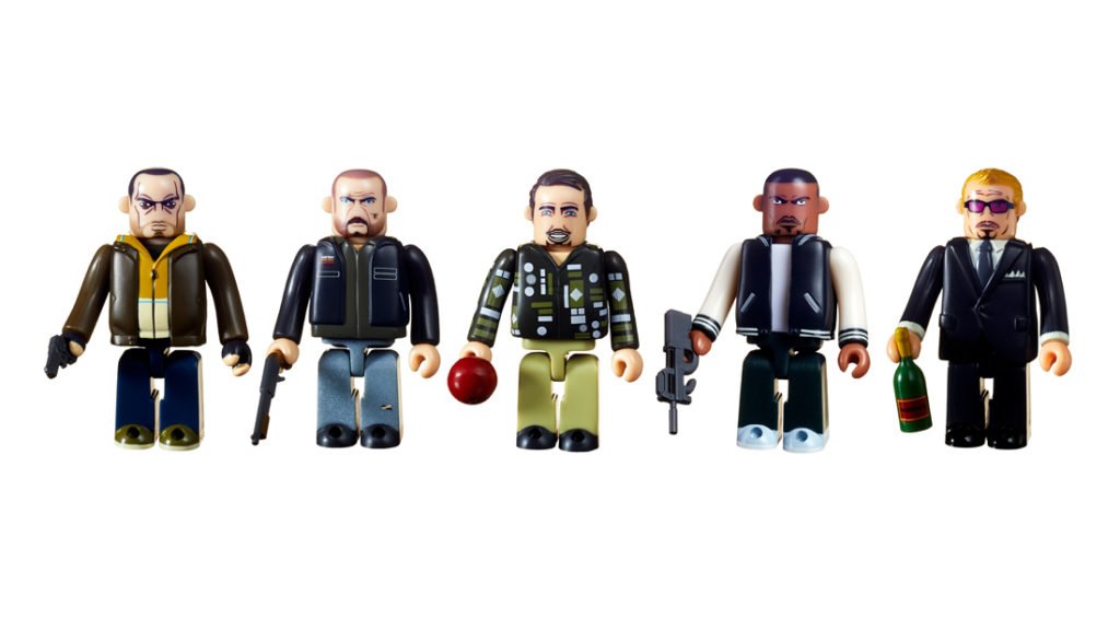Kubrick Grand Theft Auto, 3 nouveaux packs, 15 nouvelles figurines