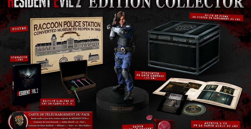 Resident Evil 2 une édition limitée collector ultra complète !