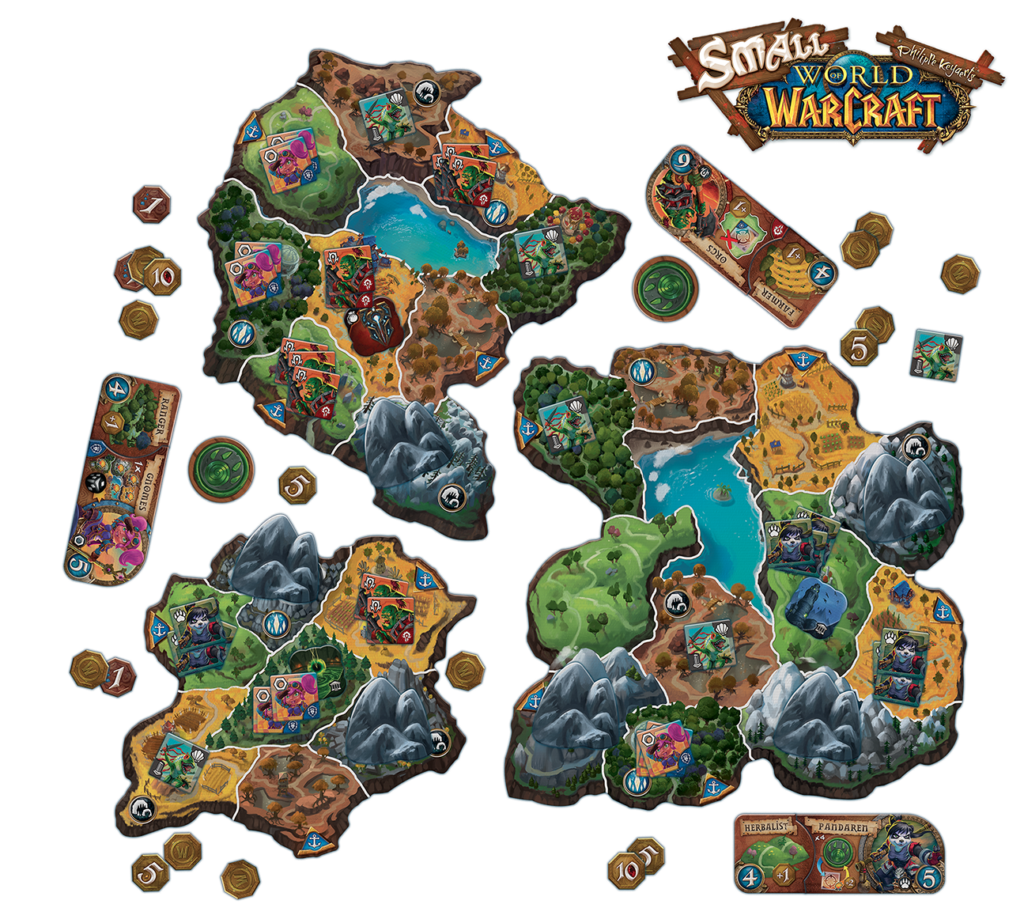 Small World of Warcraft, le jeu de plateau