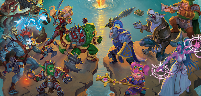 Small World of Warcraft, le jeu de plateau