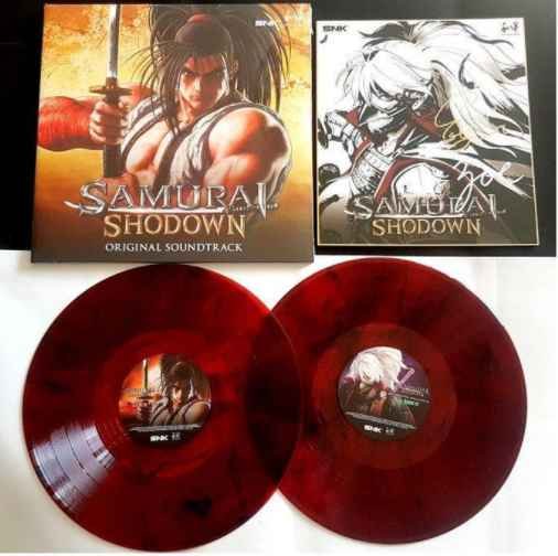 Samurai Shodown un double vinyle rouge-sang...